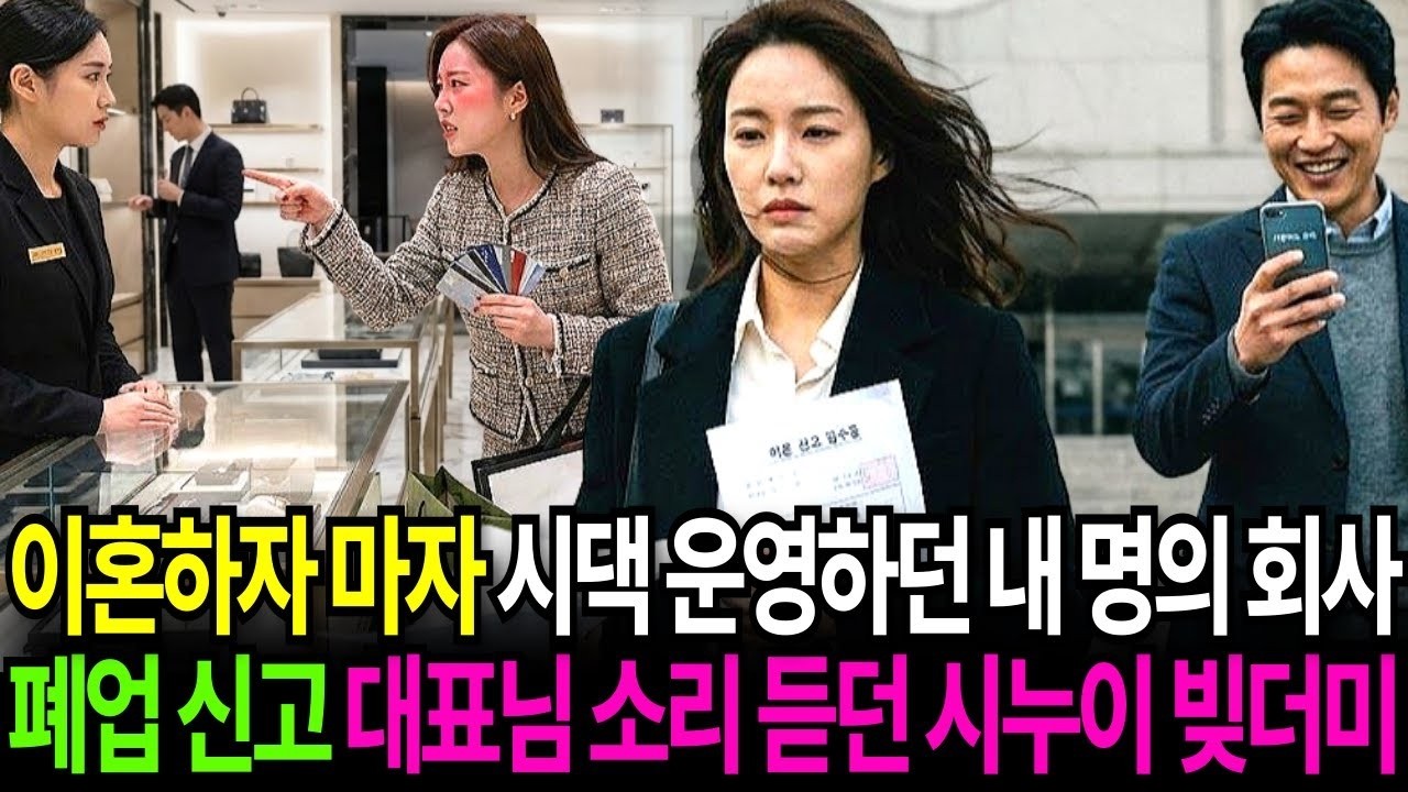 이혼 도장 찍고 시댁이 운영하던 내 명의 회사를 폐업 신고했다  대표님 소리 듣던 시누이, 하루아침에 백수 되어 빚더미 앉는데