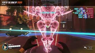 Massive Quintuple team kill dva bomb