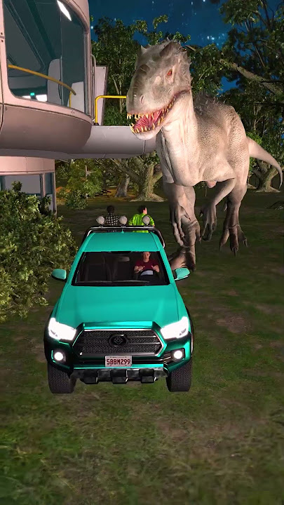 Jurassic World Dinosaur Attack Sci-Fi | T-Rex Dinosaur Cartoon Video #dinosaur #dinosaurvideo