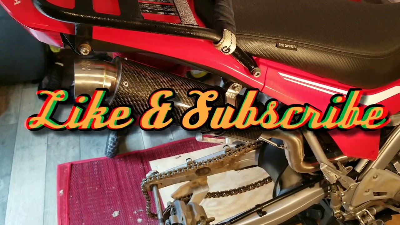 CRF250l Danmoto Carbon GP Adjustment Update YouTube