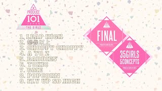 [PLAYLIST] PRODUCE 101 JAPAN THE GIRLS - FINAL    35 Girls 5 Concept