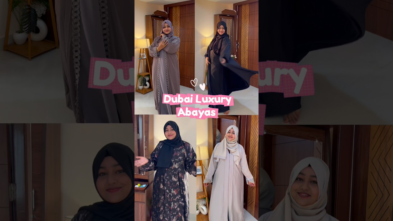 Роскошные абайи из Дубая 