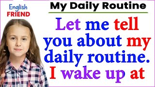 English speaking practice about my daily routine