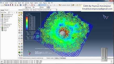 Simulation impact by using SPH method in Abaqus