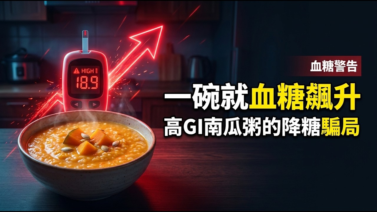 南瓜居然是隱形毒藥?6大禁忌+3類人千萬別碰!醫師揭穿南瓜粥降糖神話 縮圖
