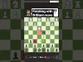 finishing with a brilliant move to checkmate #chessgame #checkmate #chess #brilliantmove