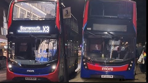 Bus Spotting At Bournemouth Bus Station 
