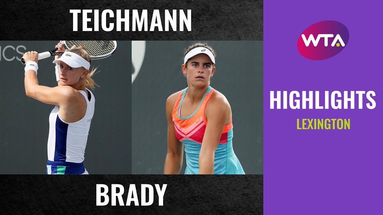 Jil Teichmann vs. Jennifer Brady | 2020 Lexington Final | WTA Highlights