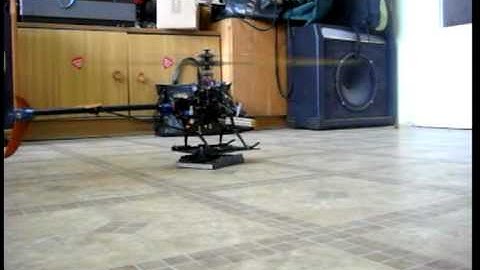 Belt CP 4xTowerPro SG90 Logictech 2100T DX6i AR6200 - po setupie żyrka