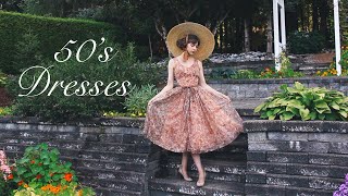 VINTAGE 1950's DRESSES: (Part 2) Lookbook