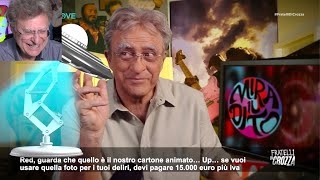 Crozza: Hey Siri chi è Red Ronnie? 12.5.23 Memoria dell’acqua, UFO invasione aliena, Caria, Tonini