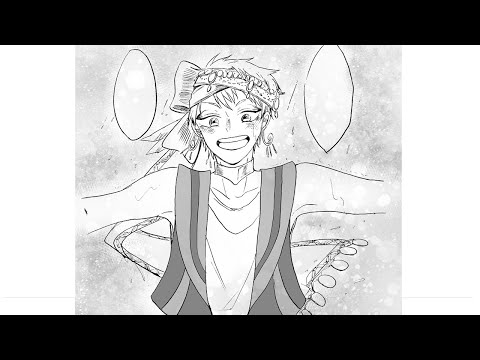 【手描きツイステ】晴/天/を/穿/つ/【スカラビア】