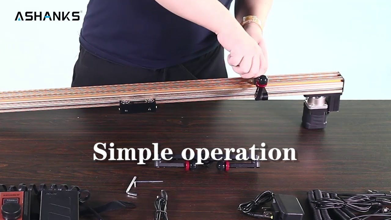 ACSGOLD G1  Stepper Motor Motorized Timelapse Electric Control Delay Dolly Camera Slider Track Rail