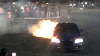 Drifting Genesis CRASHES into Miata!!