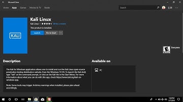Kali Linux on windows 10 official - WSL - installation & configuration