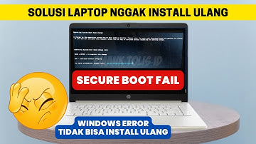CARA ATASI SECURE BOOT AGAR BISA INSTALL ULANG WINDOWS DI LAPTOP HP