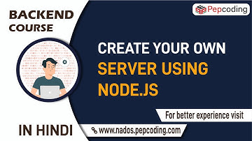 Create your own server using node.js | Learn backend development in Hindi