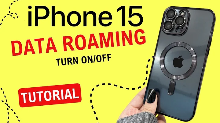 How to activate roaming on iPhone 15 Pro Max enable data roaming