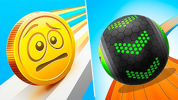 Satisfying Mobile Games: Going Balls, Roof Rails, A-z Run, Stack Rider, Ball Run 2048, Juice Run...