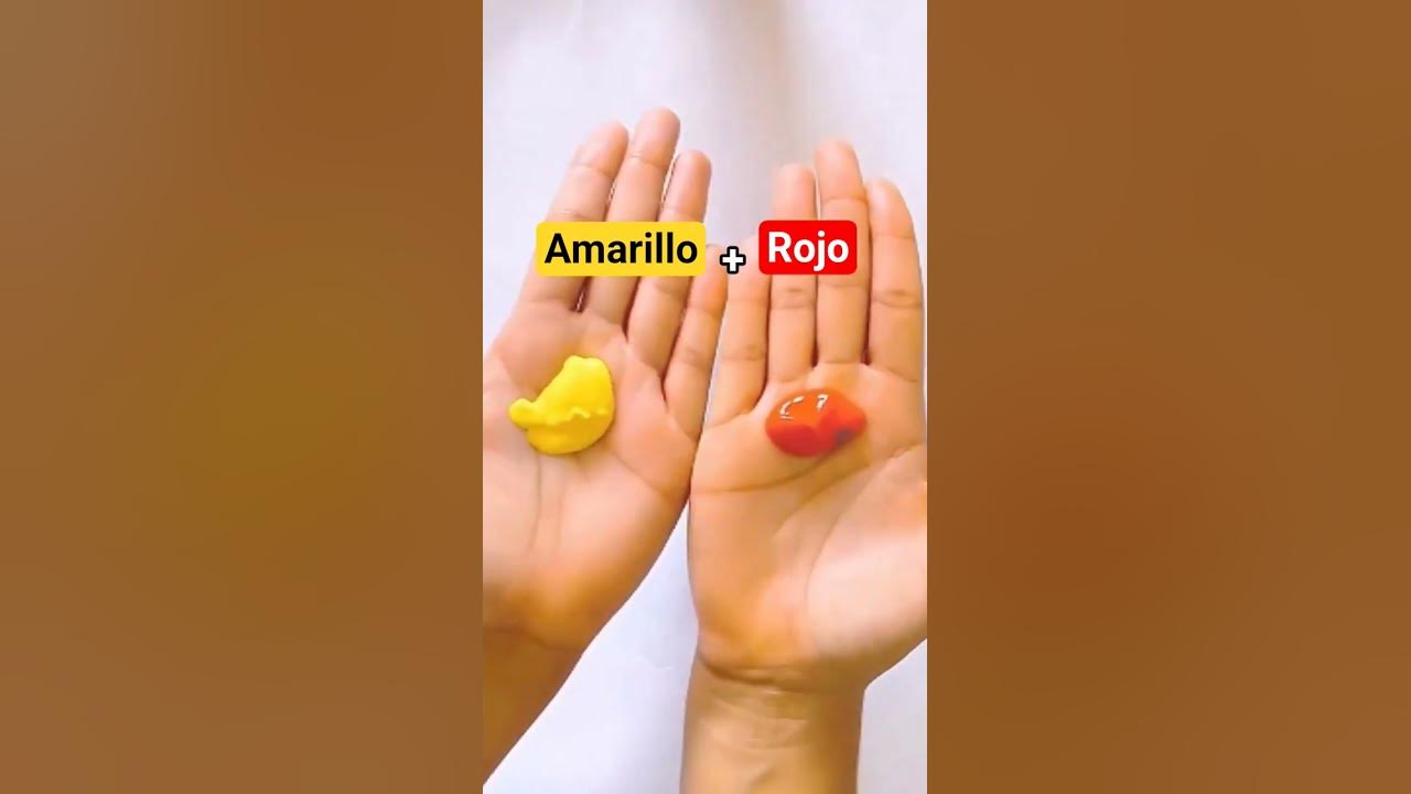 Creemos el color NARANJA 🍊🥕#naranja #colores #mezcla #colorimetria #educativo #arte #pintura #diy