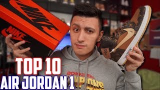 top 10 jordan 1s