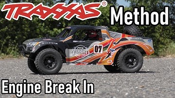 Nitro Engine TRAXXAS Break in Method ! | FORCE 36 Engine