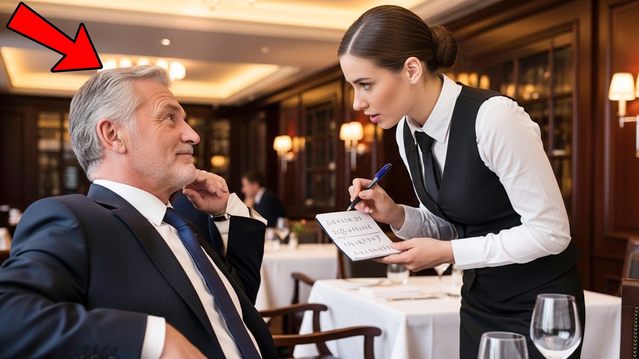 Billionaire Thought the Waitress Was Guessing — Until She Explained the Formula Step by Step