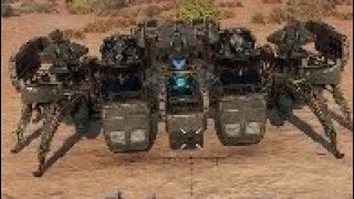 Crossout combiner 3 cyclone and 2 narwhals combo build