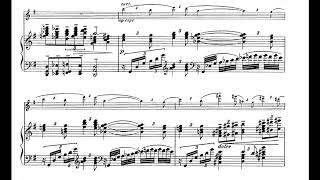 Erich Wolfgang Korngold - Violin Sonata, Op. 6 (1912-13) [Score-Video]