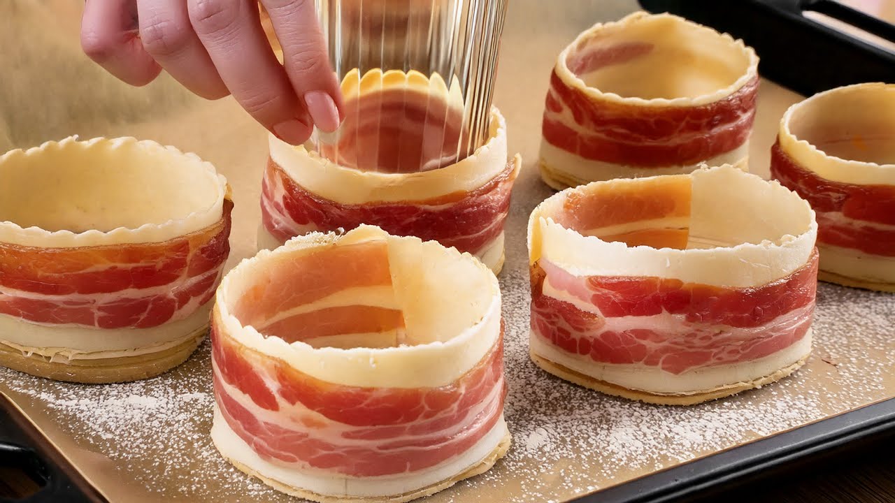 Sie haben Blätterteig und Bacon? Dieser Snack macht die Welt verrückt!