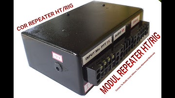 INSTALASI REPEATER ATAU RADIO PANCAR ULANG (RPU) SEDERHANA DENGAN COR ANTAR HT RAKITAN SENDIRI