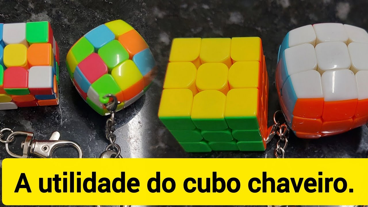 Utilidade dos chaveiros de cubo mágico 3x3
