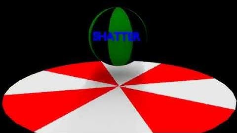 Blender shatter with moving objects and particle collision