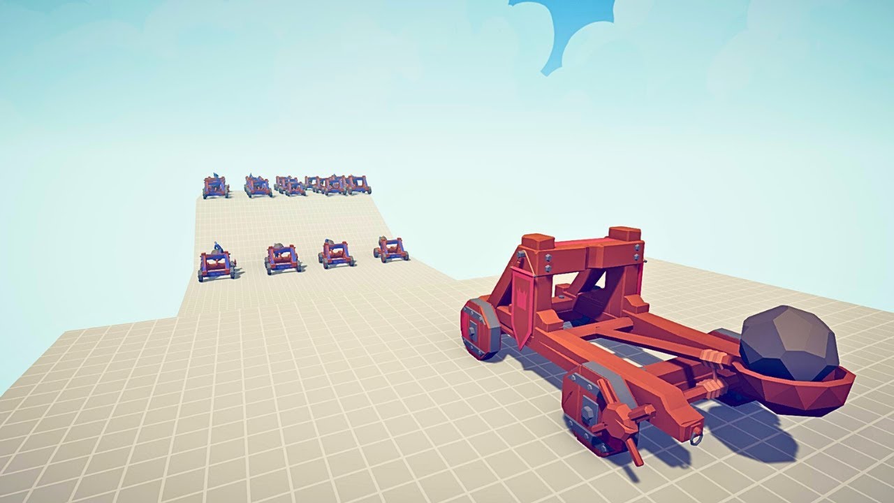 1 Omega Catapult VS 100x Medieval Catapults - Totally Accurate Battle ...