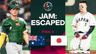 GAME CHANGER 👀 HUGE pickoff from Robbie Perkins to get Team Australia out of a big jam!
