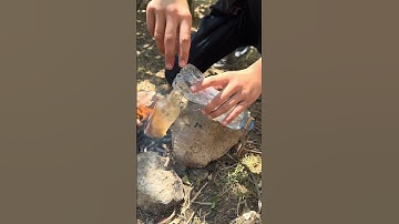Survival Skills: Steam Distiller for Dirty Water in Extreme Conditions. #survival #camping