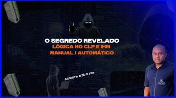 Lógica no CLP e IHM - manual e automático