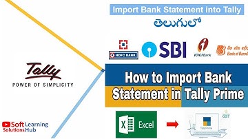 Free tool for Bank Statement Import in Tally Prime with English Subtitles