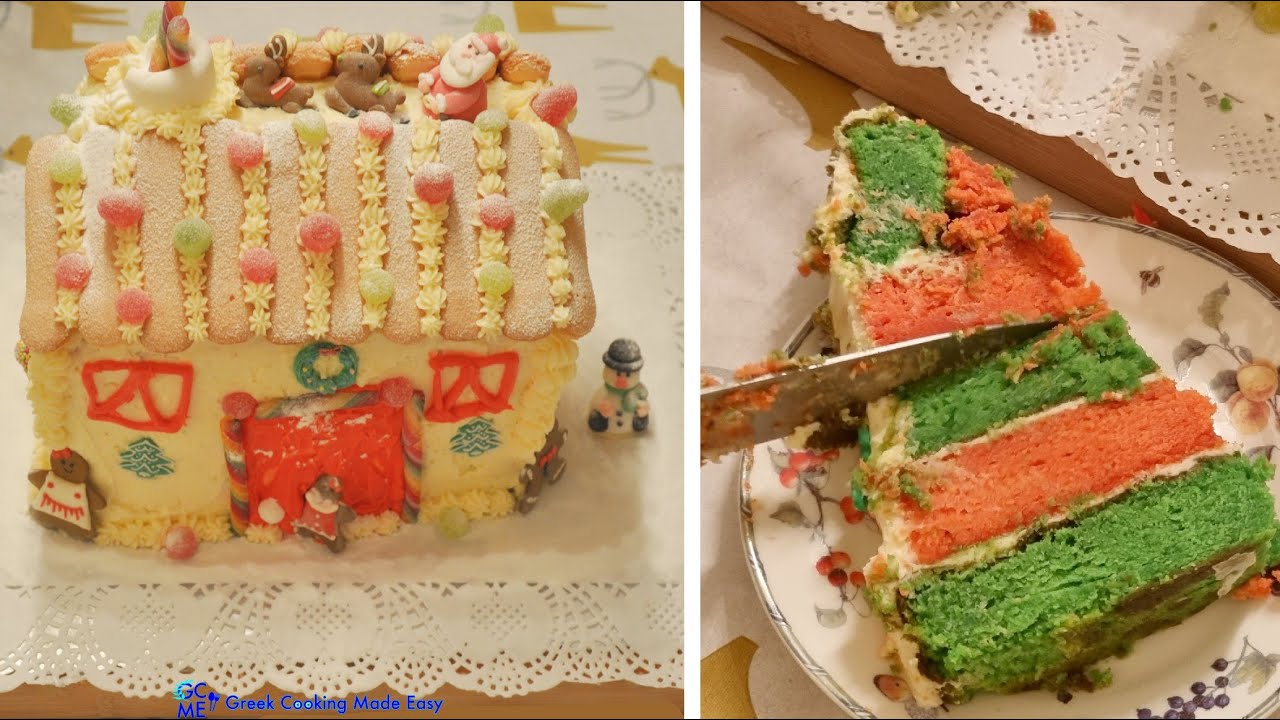 Christmas Fairy Tale House Cake -      