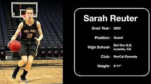 Sarah May Reuter 2022 Basketball Video