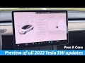 Tesla Software Updates list through 2022 (pros &amp; cons) NEW Features!