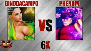 SFV - GinoDaCampo [Laura] VS Phenom [Necalli]