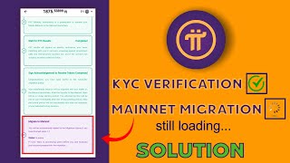 Why Pi Network Migrate to Mainnet step 8 is taking long | How to Fix it (Edited)