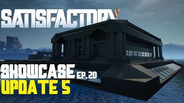 Satisfactory Showcase EP. 20 - Update 5 - Entire Train Station build.