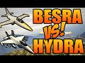 Gta v online  besra vs hydra p996 lazer  schnellstes jet in gta v 