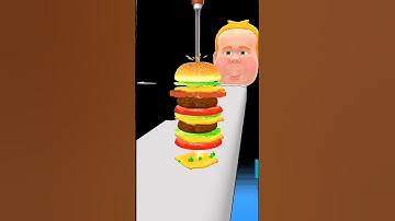 ||🍔🍔🍔 burger 🍔🍔🍔|| Gameplay walkthrough Android,IOS All Level #shorts #games #funny
