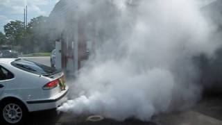 Blown Head Gasket Saab 9-3?!  Start Up With LOTS of Smoke