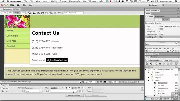 Dreamweaver CS6 Tutorial | Adding an Email Link | InfiniteSkills