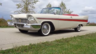 1957 Plymouth Belvedere Convertible in White & Ride on My Car Story with Lou Costabile