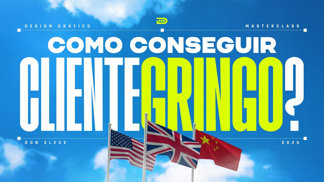 Como CONSEGUIR CLIENTES ESTRANGEIROS sendo DESIGNER GRÁFICO? – Design Masterclass